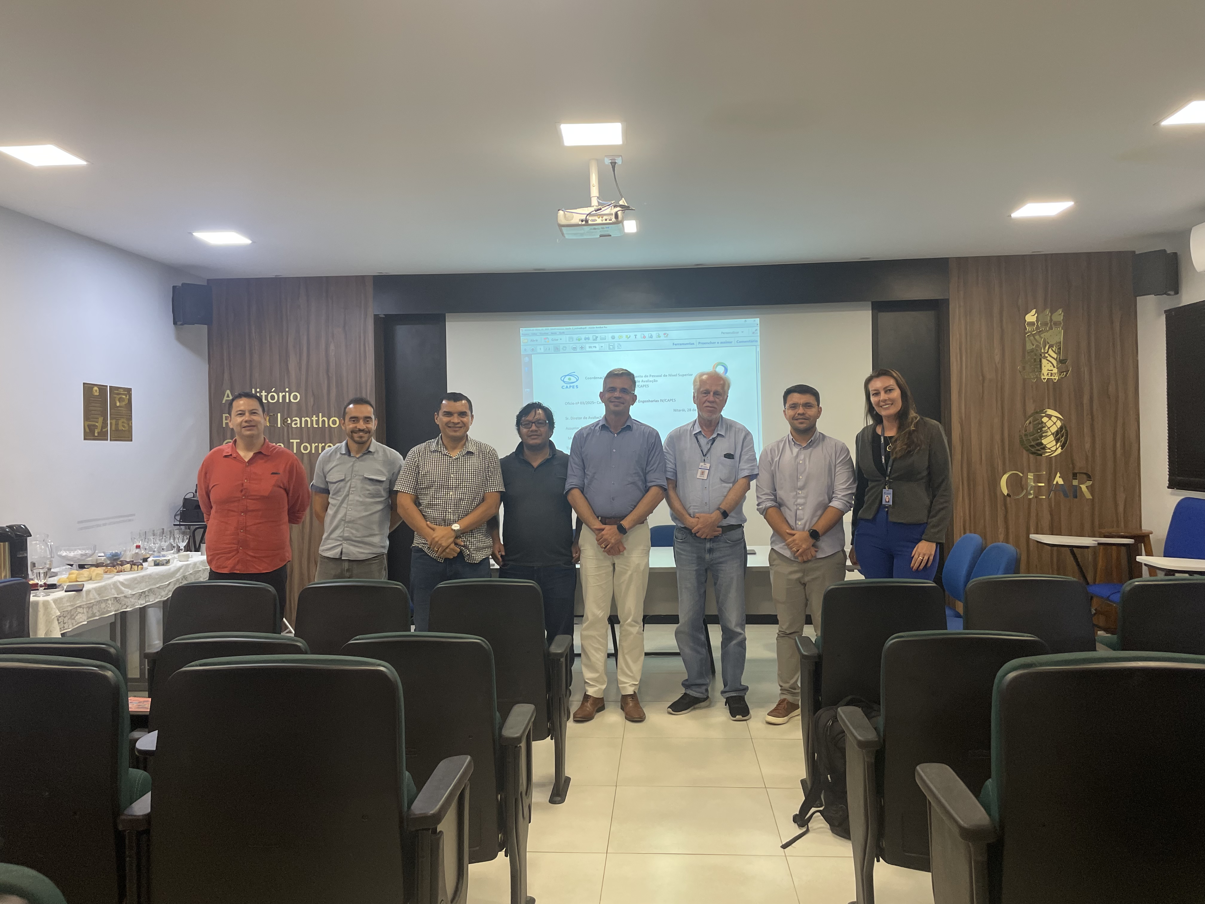 Coordenação presente na reunião CAPES ENGENHARIAS IV